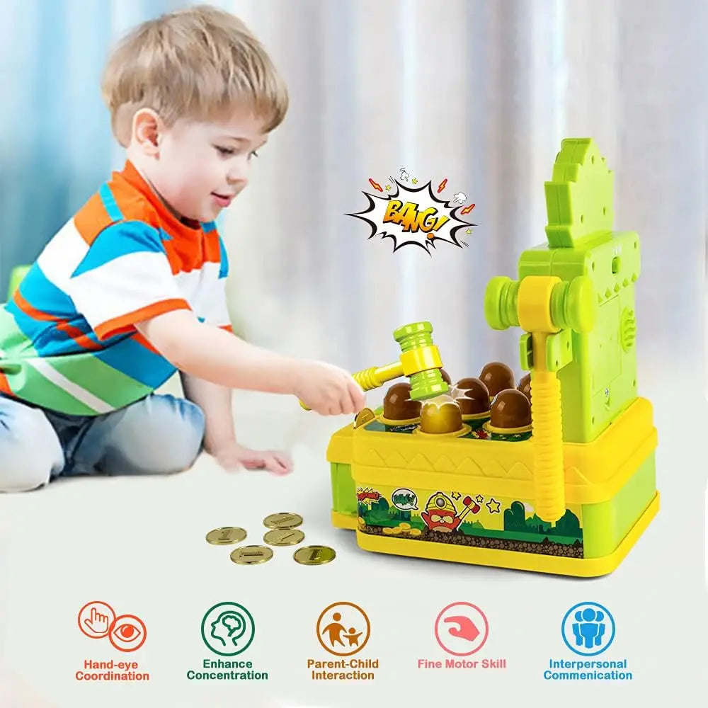 Mini Coin Operated Arcade Game Bank Toy