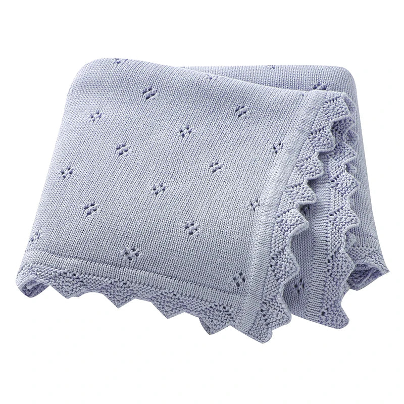 Solid Plaid Super Soft Infant Swaddl