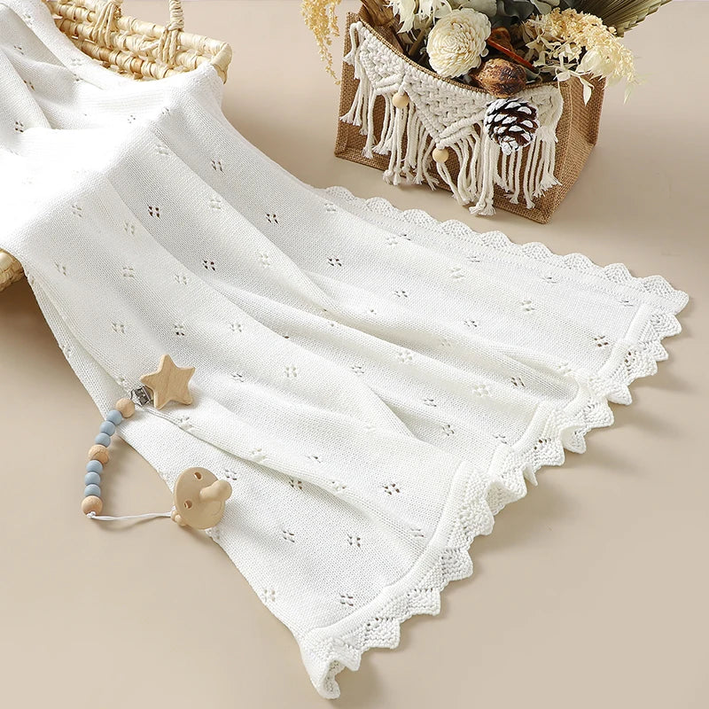 Solid Plaid Super Soft Infant Swaddl
