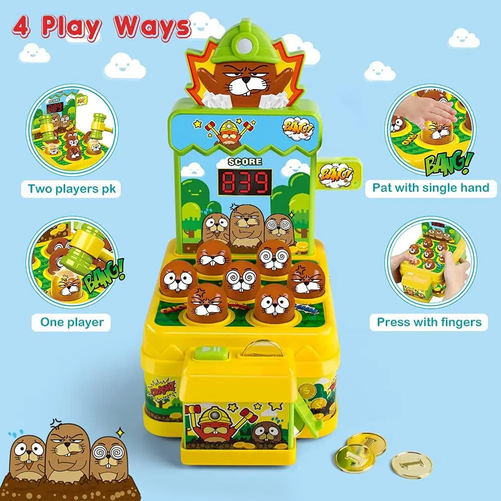 Mini Coin Operated Arcade Game Bank Toy