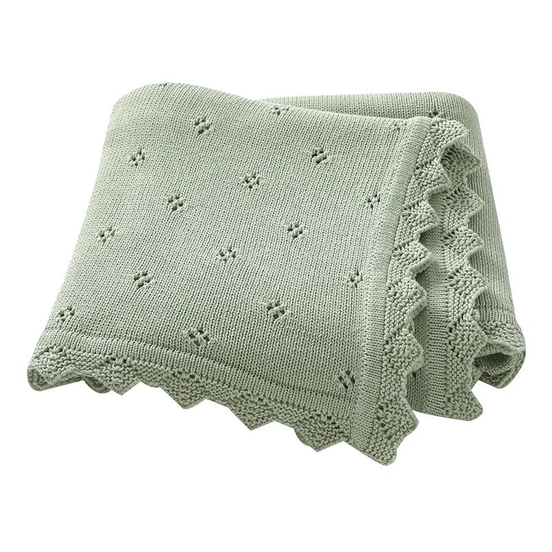 Solid Plaid Super Soft Infant Swaddl