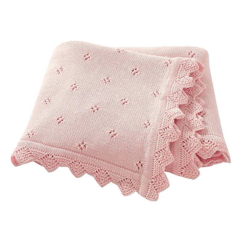 Solid Plaid Super Soft Infant Swaddl