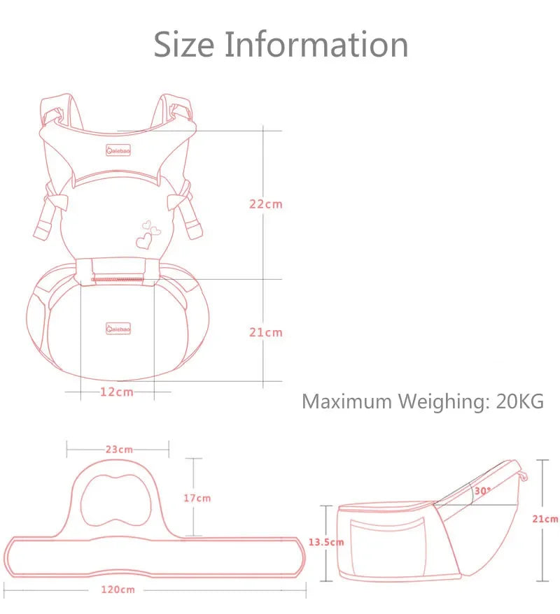Ergonomic Infant Multifunctional Baby Carrier
