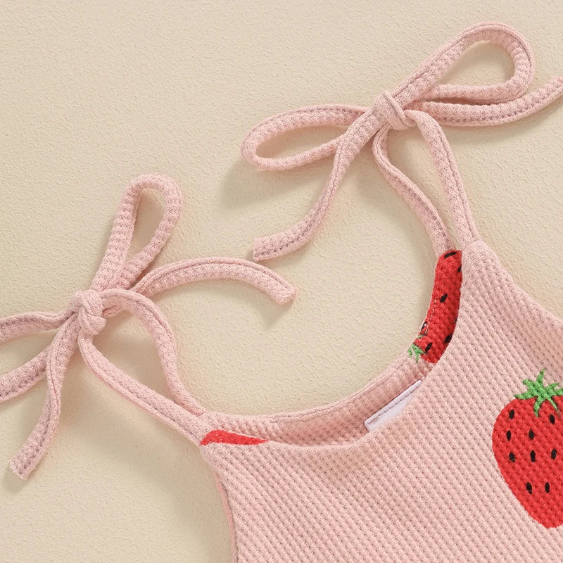 Pudcoco Baby Girl Summer Jumpsuit