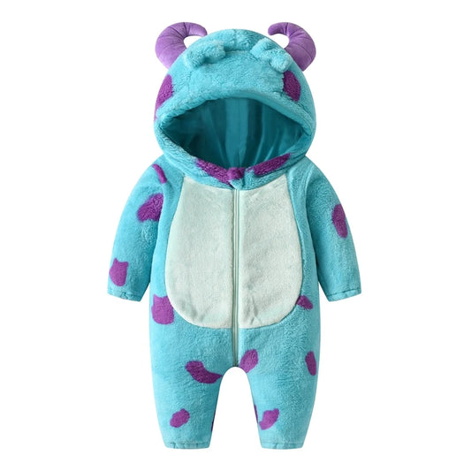 Baby Boy Girl Fleece Jumpsuit